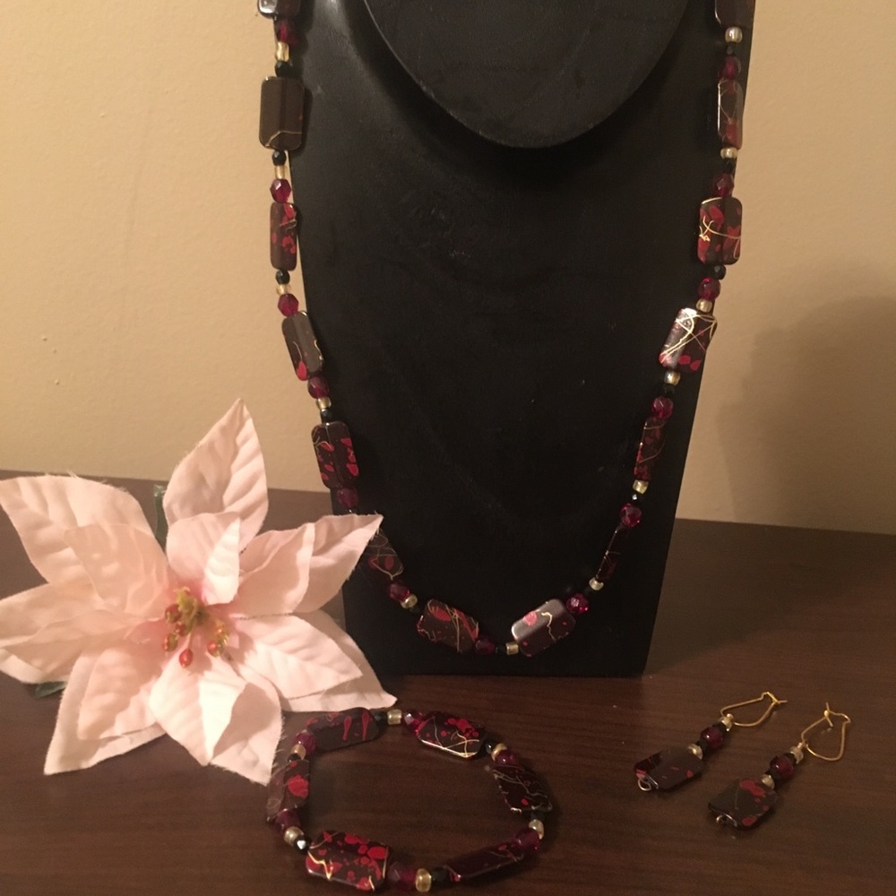 One of a kind handmade Jewelry Set!!